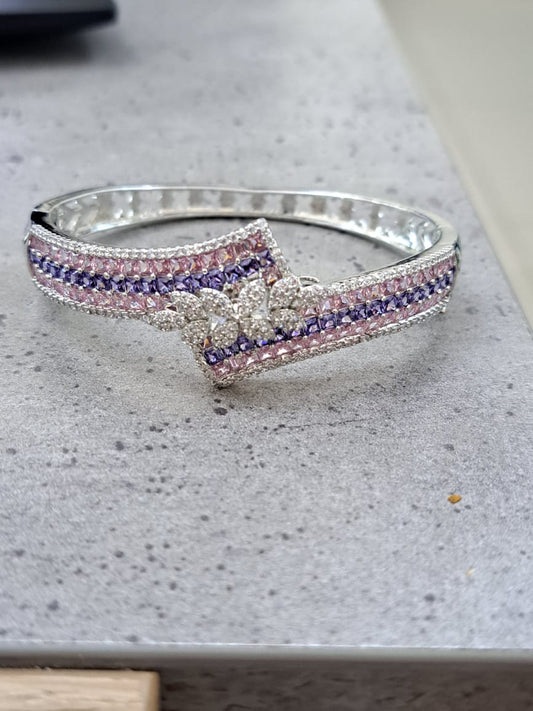 Swarovski inspired openable bracelet.