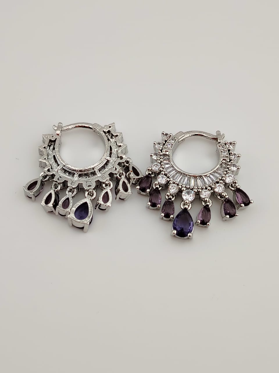 Swarovski crystal baali in purple color